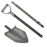 Dune Scoops 1.5mm Titanium Shovel for Digging/10mm Hexahedron Holes with Titanium Pole
