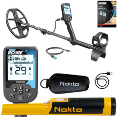Nokta Double Score (Score 2) SMF Waterproof Metal Detector with AccuPOINT