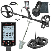 Nokta The Legend 2 SMF Waterproof Metal Detector with LD28 11", LD21 8", and Shovel