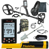 Nokta The Legend 2 SMF Waterproof Metal Detector with Accupoint Pinpointer, Premium Shovel, and Finds Pouch