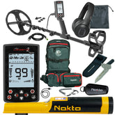 Nokta The Legend 2 SMF Waterproof Metal Detector with Accupoint Pinpointer, Backpack, and Premium Digger