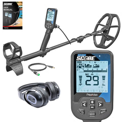 Nokta Double Score (Score 2) SMF Waterproof Metal Detector, Pouch, Hat, Digger, and Carry Bag