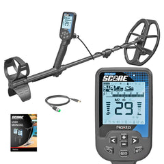 Nokta Double Score (Score 2) SMF Waterproof Metal Detector, Pouch, Hat, Digger, and Carry Bag