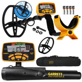 Garrett ACE 400 Metal Detector with Waterproof Coil Pro-Pointer II and Carry Bag