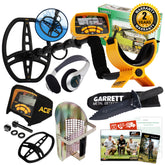 Garrett ACE 400 Metal Detector w/ DD Waterproof Coil, Edge Digger & Sand Scoop