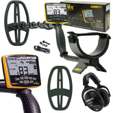 Garrett ACE APEX Detector with 6 x 11 DD Viper Search Coil, Z-Lynk Wireless Headphone Package and Coil Cover