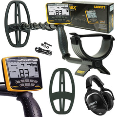 Garrett ACE APEX Detector with 6 x 11 DD Viper Search Coil, Z-Lynk Wireless Headphone Package and Coil Cover