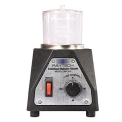 Raytech CMF-300 Magnetic Finisher has  Mechanical timer with fixed mechanical speed
