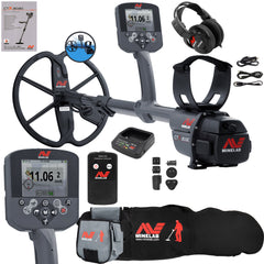 Minelab CTX 3030 Ultimate Waterproof Metal Detector with Carry Bag, Finds Pouch