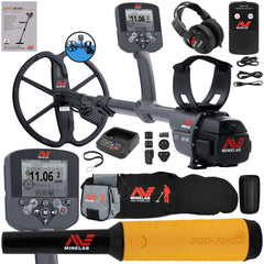 Minelab CTX 3030 Waterproof Metal Detector with Pro Find 15, Carry Bag, Pouch