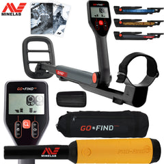 Minelab GO-FIND 22 Metal Detector with PRO-FIND 15 Pinpointer & Black Carry Bag