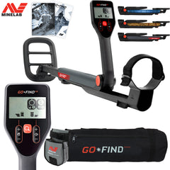 Minelab GO FIND 22 Metal Detector with Black Transport Carry Bag and Finds Pouch