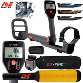 Minelab GO FIND 22 Metal Detector with PRO FIND 35, Black Carry Bag, Finds Pouch