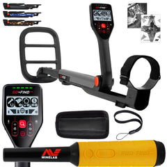 Minelab GO FIND 44 Metal Detector with PRO FIND 35 Pinpointer & Holster