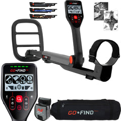 Minelab GO FIND 44 Metal Detector with Black Transport Carry Bag and Finds Pouch