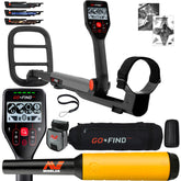 Minelab GO FIND 44 Metal Detector with PRO FIND 15, Black Carry Bag, Finds Pouch