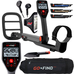 Minelab GO-FIND 66 Metal Detector with FREE GO-FIND Black Carry Bag for Transport