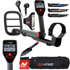 Minelab GO FIND 66 Detector Bundle with Treasure Finds Pouch & FREE Carry Bag