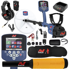 Minelab GPZ 7000 All Terrain Gold Metal Detector with Pro Find 15, Carry Bag