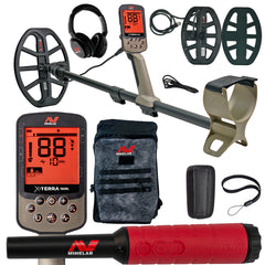 Minelab X-TERRA ELITE Expedition Pack Waterproof Metal Detector with PRO-FIND 40 Pinpointer and Backpack