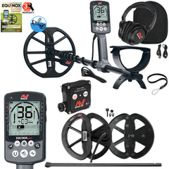 Minelab EQUINOX 800 Metal Detector with 24" Lower Shaft and FREE 6" Coil