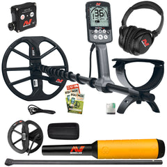 Minelab EQUINOX 800 Metal Detector with Lower Shaft, Pro-Find 20, and 6" Coil