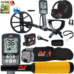 Minelab EQUINOX 800 Metal Detector with Pro Find 35, Carry Bag, Finds Pouch