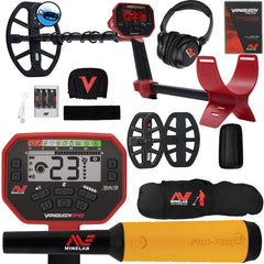 Minelab VANQUISH 540 Pro Pack Detector w/ 2 Coils, Pro-Find 15 Pinpointer, & Bag