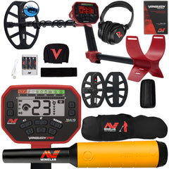 Minelab VANQUISH 540 Pro Pack Detector w/ 2 Coils, Pro-Find 20 Pinpointer, & Bag