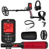 Minelab VANQUISH 460 Waterproof Multi-Frequency Metal Detector with PRO-FIND 40 Pinpointer and accessories