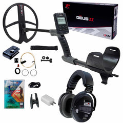 XP Deus II RC 13 x 11" Coil Metal Detector, WSAII-XL Headphones and Xtrem Hunter Deep Seeking Coil Bundle