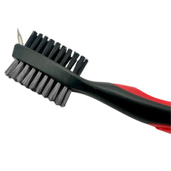 Detect-Ed Metal Detecting Finds Cleaning Brush with Carabiner and Retractable Lanyard