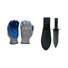 Metal Detecting Kit - Gloves and Digger with Holster