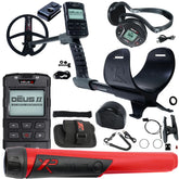 XP DEUS II Fast Multi Frequency Metal Detector with 9" FMF Search Coil with MI-6