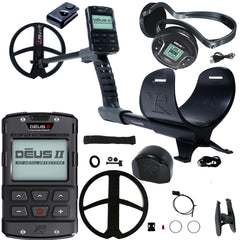 XP DEUS II Fast Multi Frequency Metal Detector with 9" FMF Search Coil (Open Box)