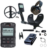 XP DEUS II Fast Multi Frequency RC Metal Detector with 11″ FMF Search Coil with WSAXL-ST Headphones