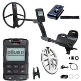 XP DEUS II Fast Multi Frequency RC Metal Detector with 13x11" FMF and 9.5” x 5” HF2 FMF Elliptical Search Coils