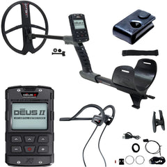 XP DEUS II Fast Multi Frequency RC Metal Detector with 13x11" FMF Search Coil