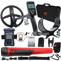 XP Deus Metal Detector w/ MI-6 Pinpointer, Remote, X35 Coil & more