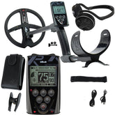 XP Deus Metal Detector with Remote, 9” X35 Coil, and WSAUDIO Headphones