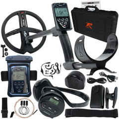 XP Deus Metal Detector w/ Headphones, Remote, 9” X35 Coil, Case & Waterproof Kit