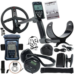 XP Deus Detector w/ Backphone Headphones, Remote, 9” X35 Coil & Waterproof Kit