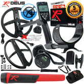 XP Deus Metal Detector w/ MI-4 Pinpointer, WS4 Backphones, Remote & 2 X35 Coils
