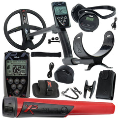 XP Deus Metal Detector with MI-6 Pinpointer, Headphones, Remote, 9” X35 Coil
