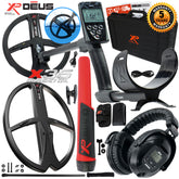 XP Deus Metal Detector, MI-4 Pinpointer, WS5 Headphones, Remote & 2 X35 Coils