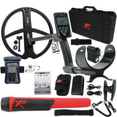 XP Deus Metal Detector w/ MI-4 Pinpointer, Remote, X35 Coil & more