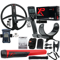 XP Deus Metal Detector w/ MI-6 Pinpointer, Remote, X35 Coil & more