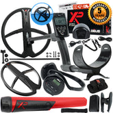 XP Deus Detector w/ MI-4 Pinpointer, WS4 Backphones, Remote Screen & X35 Coils