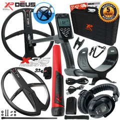 XP Deus Detector - MI-6 Pinpointer, WS5 Headphones, Remote Display & X35 Coils