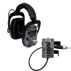 DetectorPro Gray Ghost Wireless Headphones for Minelab Manticore and Equinox Series Metal Detectors